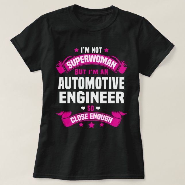 Camiseta Ingeniero automotor (Diseño del anverso)
