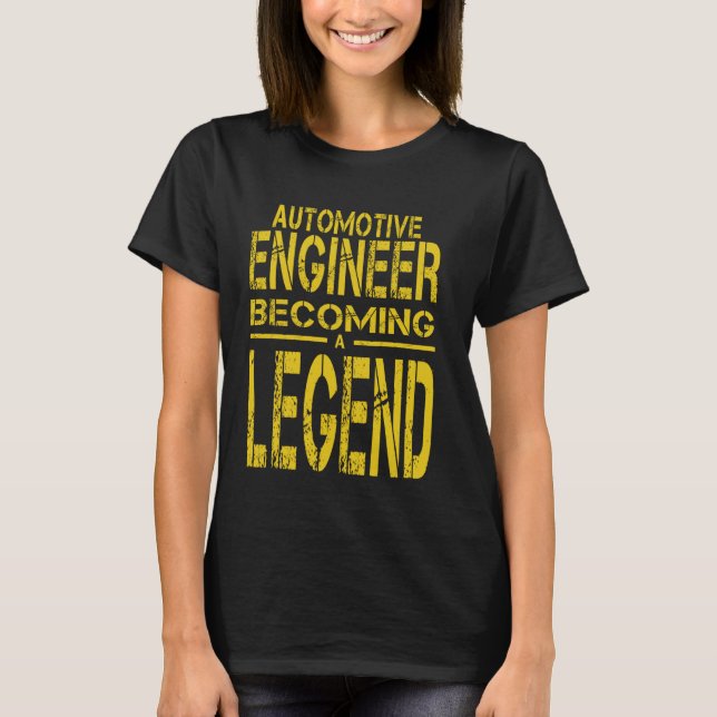 Camiseta Ingeniero Automotor Una Leyenda (Anverso)