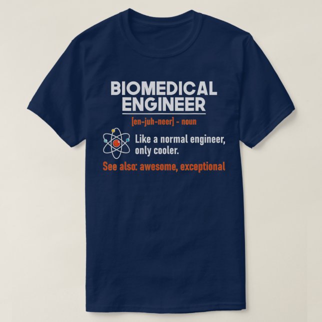 Camiseta Ingeniero biomédico Biomed Bioingeniería Científic (Diseño del anverso)
