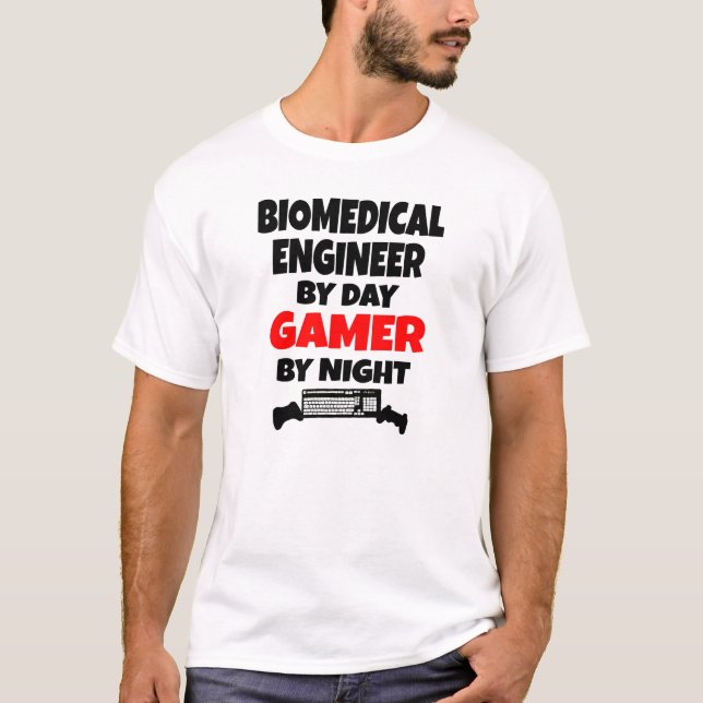 Camiseta Ingeniero biomédico Gamer (Anverso)