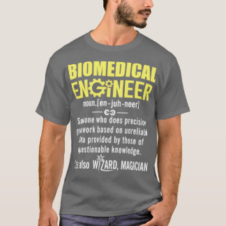 Camiseta Ingeniero biomédico Nueva definición divertida