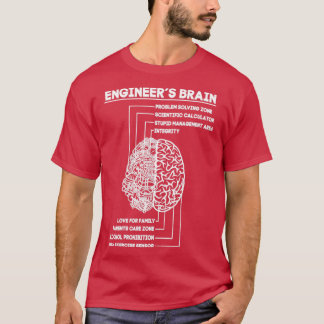 Camiseta Ingeniero Brain Funny Engineering