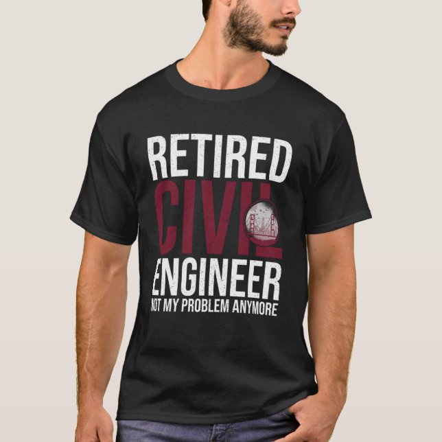 Camiseta Ingeniero Civil Bridge Builder Estudiante de Ingen (Anverso)