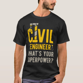 Camiseta Ingeniero Civil Gracioso