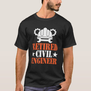Camiseta Ingeniero Civil Jubilado Junta Exam Profesional En