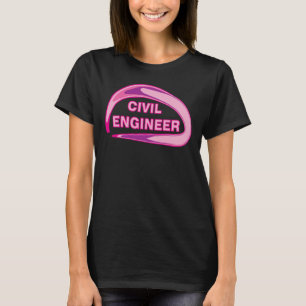 Camiseta Ingeniero Civil Rosa