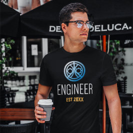 Camiseta Ingeniero creado, Personalizado de licenciado en i