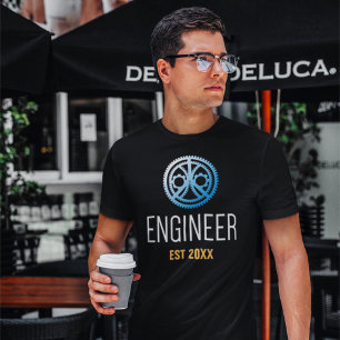 Camiseta Ingeniero creado, Personalizado de licenciado en i