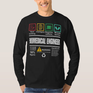 Camiseta Ingeniero curioso de ingeniería biomédica