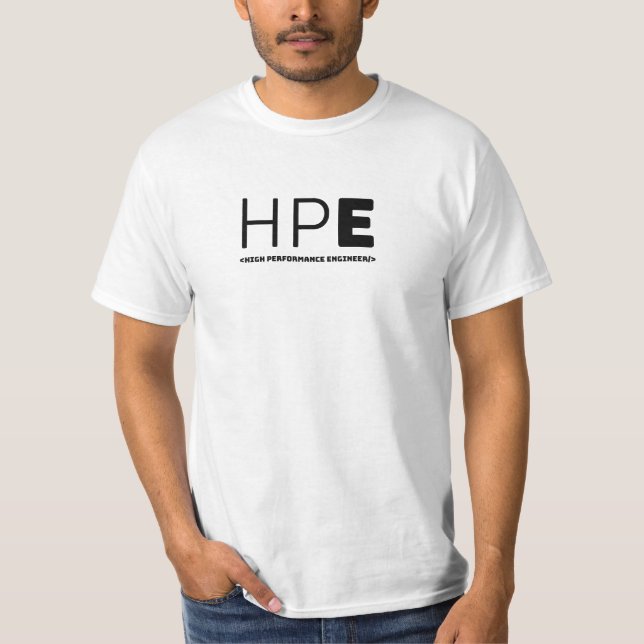 Camiseta Ingeniero de alto rendimiento de HPE (Anverso)