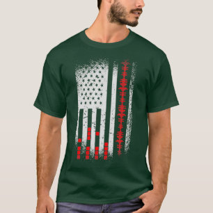 Camiseta Ingeniero De Audio Bandera Estadounidense Diseño P