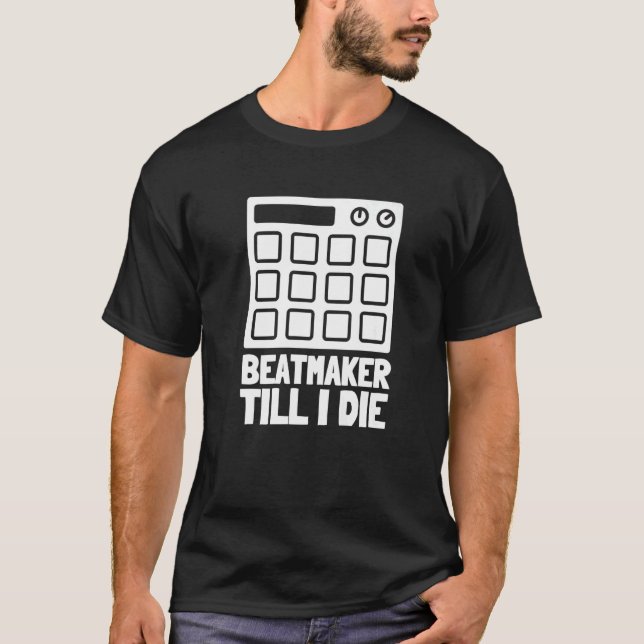 Camiseta Ingeniero De Audio Beatmaker Y Soundguy Drumpad (Anverso)