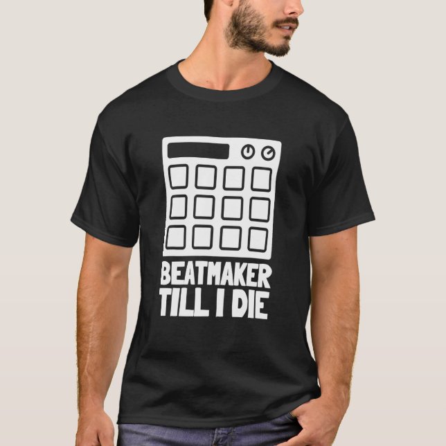 Camiseta Ingeniero De Audio Beatmaker Y Soundguy Drumpad (Anverso)