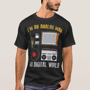 Camiseta Ingeniero De Audio Me Da Un Hombre Análogo En Una