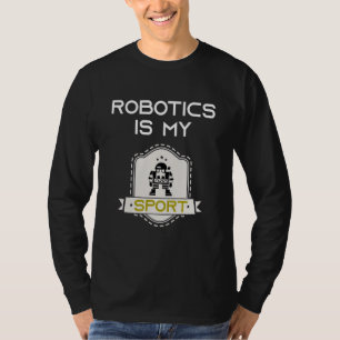 Camiseta Ingeniero de automatización de robots robóticos