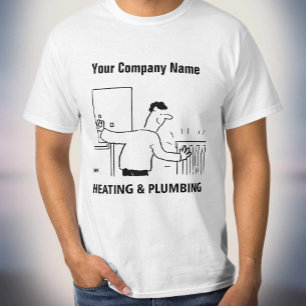 Camiseta Ingeniero de Calefacción y Servicios de Fontanería