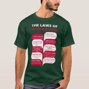 CAMISETA INGENIERO DE CALIDAD DE SOFTWARE MEJOR DISEÑO 2017