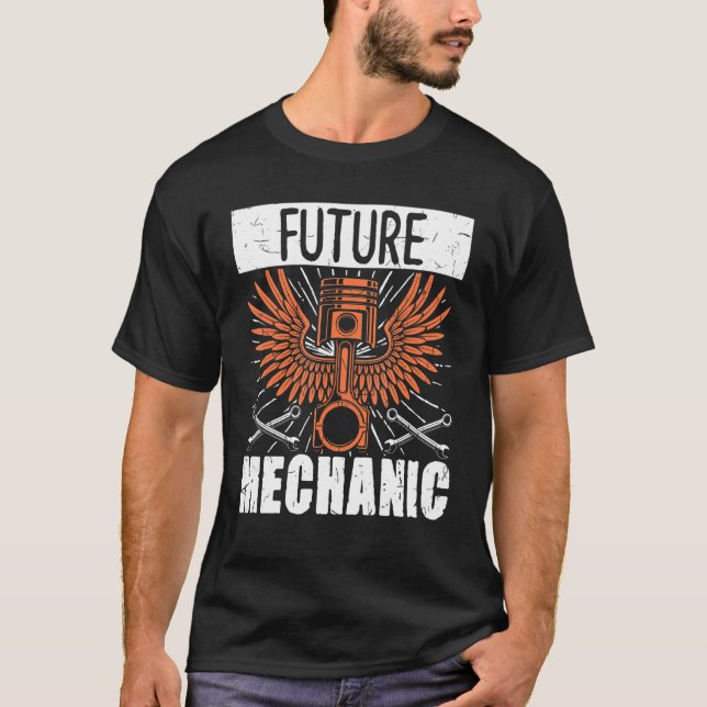Camiseta Ingeniero de Coches Diesel Fijando el Futuro de Re (Anverso)