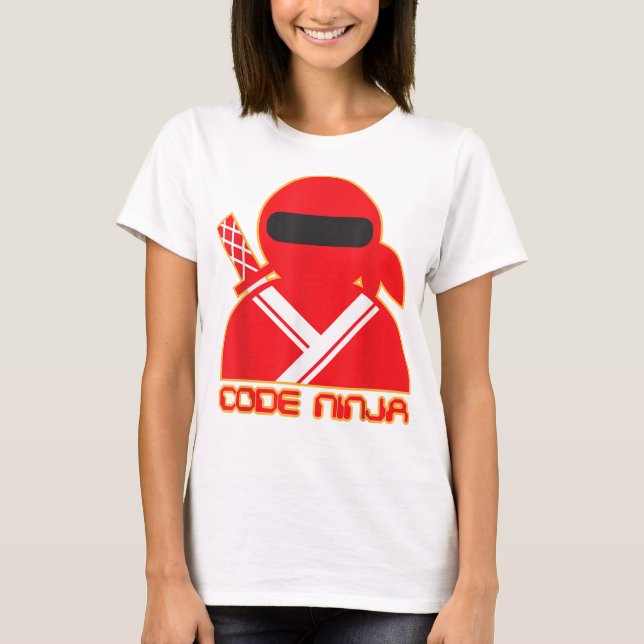 Camiseta Ingeniero de Codificación Informática de Code Ninj (Anverso)
