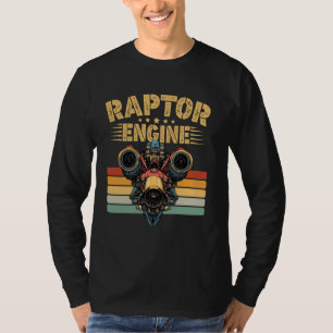 Camiseta Ingeniero de Cohetes Motor Raptor Starship Para el