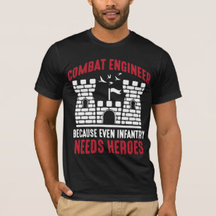 Camiseta Ingeniero de Combate Hero Army Ingeniería Infanter