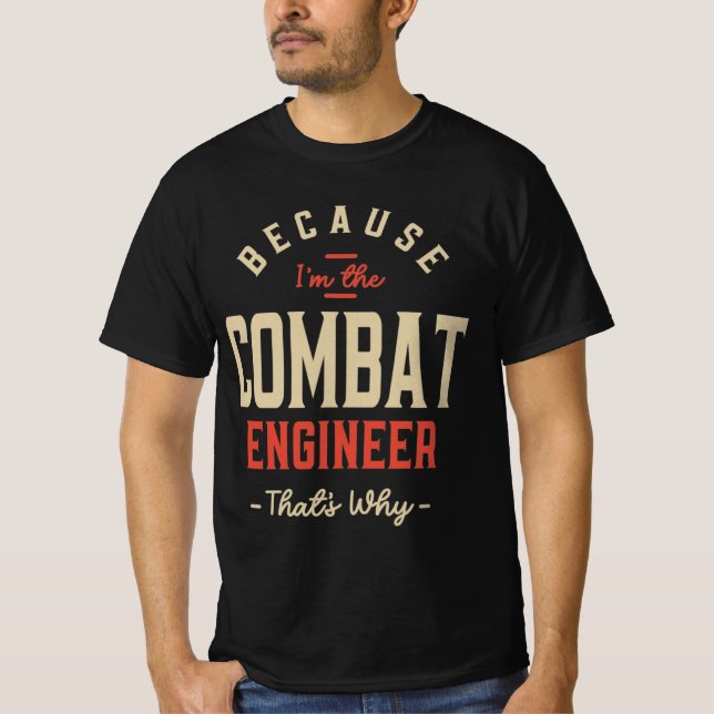 Camiseta Ingeniero de Combate Trabajador de Cumpleaños (Anverso)