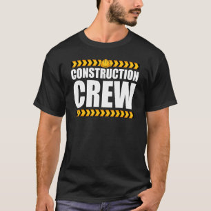 Camiseta Ingeniero de Construcción de la tripulación Cumple