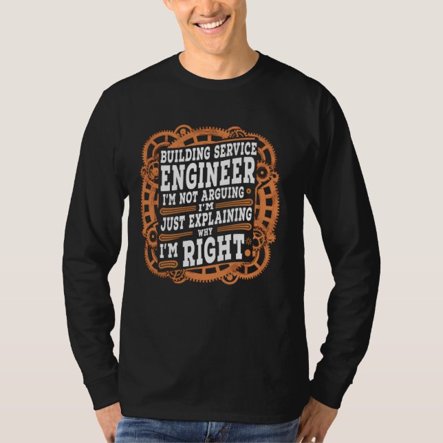 Camiseta Ingeniero de construcción sarcástico gracioso (Anverso)