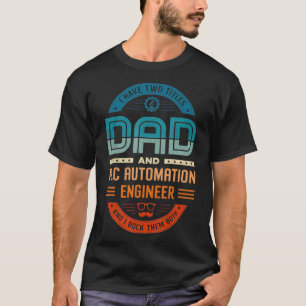 Camiseta Ingeniero de controles HMI PLC Programador PLC Aut