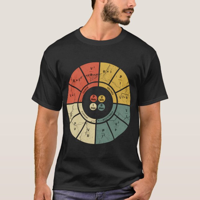 Camiseta Ingeniero de Electrónica Electrónica de Diagrama d (Anverso)