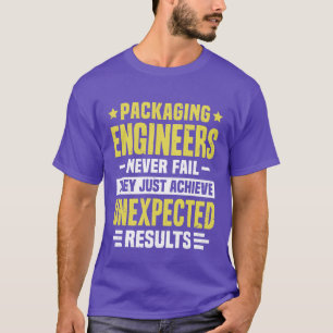 Camiseta Ingeniero de embalaje Ingeniería Diseño divertido