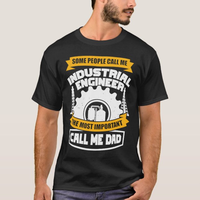 Camiseta Ingeniero de Fabricación para Ingeniero Industrial (Anverso)
