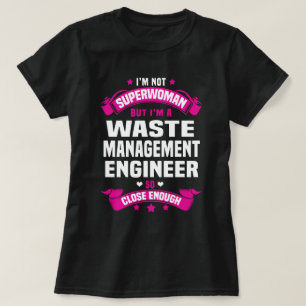 Camiseta Ingeniero de Gestión de Desechos