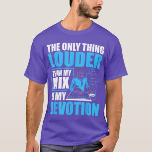 Camiseta Ingeniero de grabación de sonido de iglesia de aud