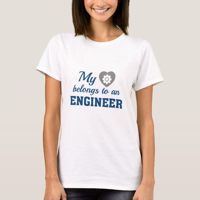 Camiseta Ingeniero de Heart Belongs (Anverso)