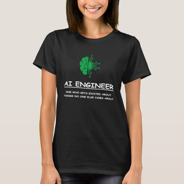 Camiseta Ingeniero de IA para AI II (Anverso)