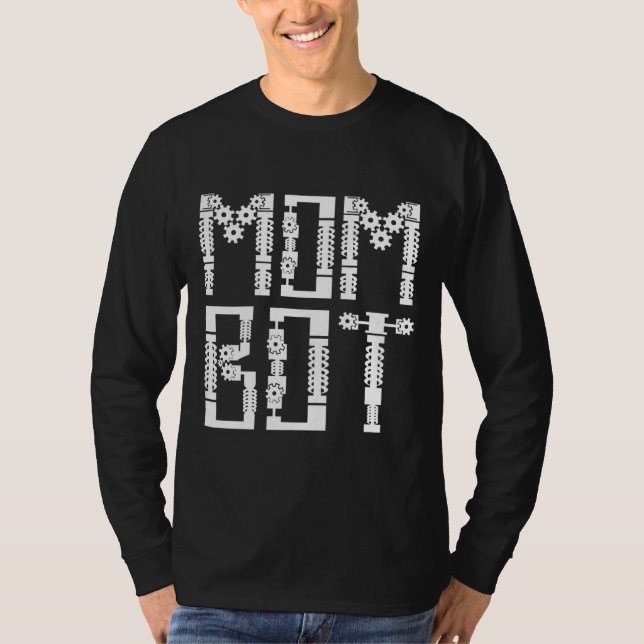 Camiseta Ingeniero de IA para bot robot de mamá de mujeres (Anverso)