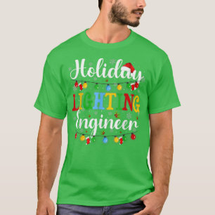 Camiseta Ingeniero de iluminación navideña Navidades de hom