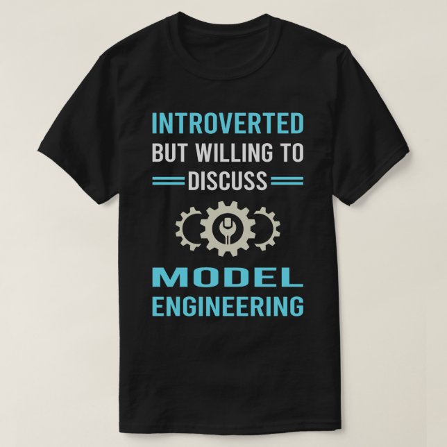 Camiseta Ingeniero de Ingeniería de Modelo Presentado (Diseño del anverso)