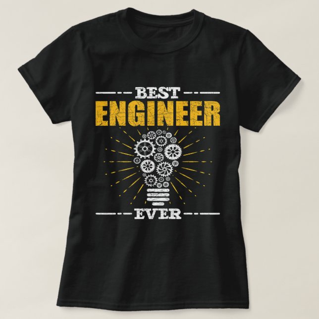 Camiseta Ingeniero de ingeniería eléctrica (Diseño del anverso)