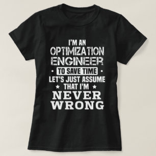 Camiseta Ingeniero de optimización
