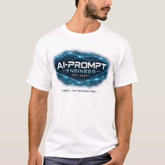 Camiseta Ingeniero de Prompt de IA Est. 2023 Humor de Traba