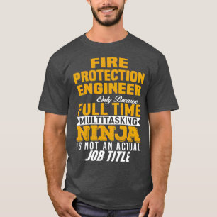 Camiseta Ingeniero de protección contra incendios