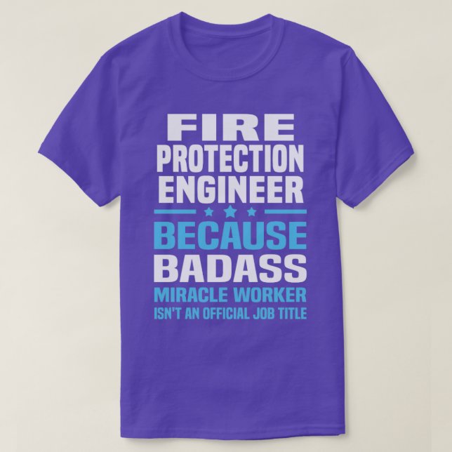 Camiseta Ingeniero de protección contra incendios 3 (Diseño del anverso)