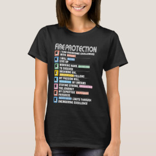 Camiseta Ingeniero de protección contra incendios Motivacio