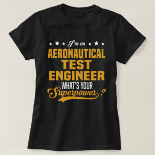 Camiseta Ingeniero de pruebas aeronáuticas