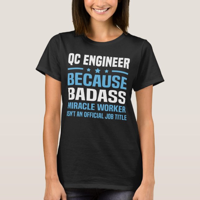 Camiseta Ingeniero de QC (Anverso)