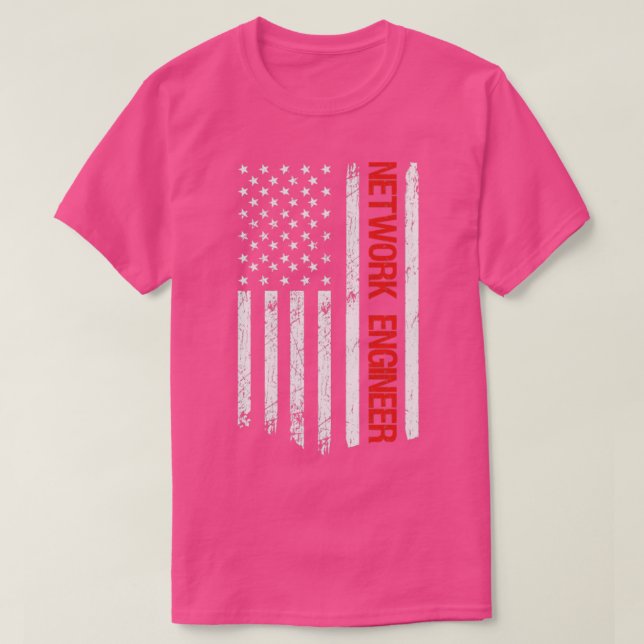 Camiseta Ingeniero de red (Diseño del anverso)