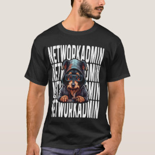 Camiseta Ingeniero de red de administrador de red de Sysadm