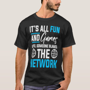 Camiseta Ingeniero de red de ingeniería de redes informátic